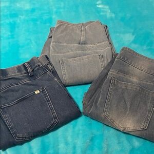 3 pair HALARA stretchy skinny leg jeans full length. FREE pair w/ purchase!